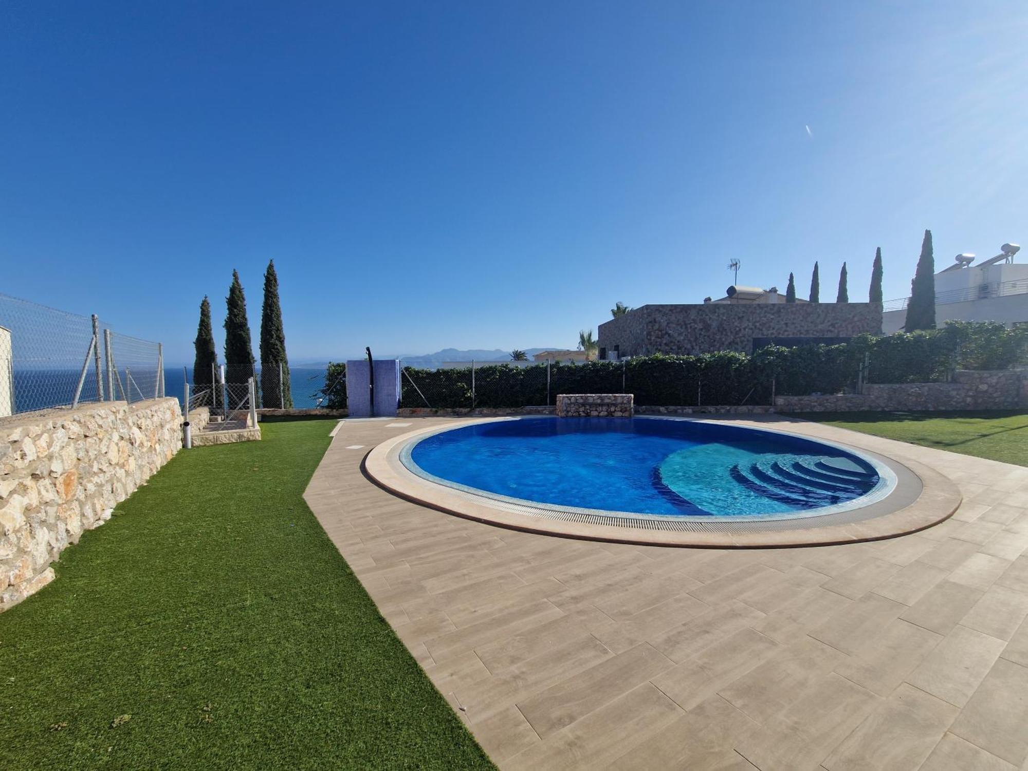 Casa Buena Vista Con Piscina Y Ascensor Villa Cullera Dış mekan fotoğraf